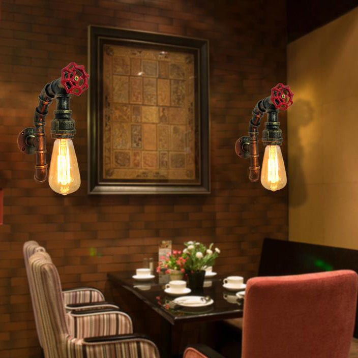 Iron Faucet Wall Lamp