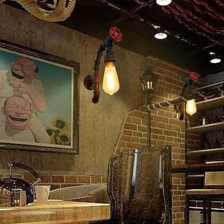 Iron Faucet Wall Lamp