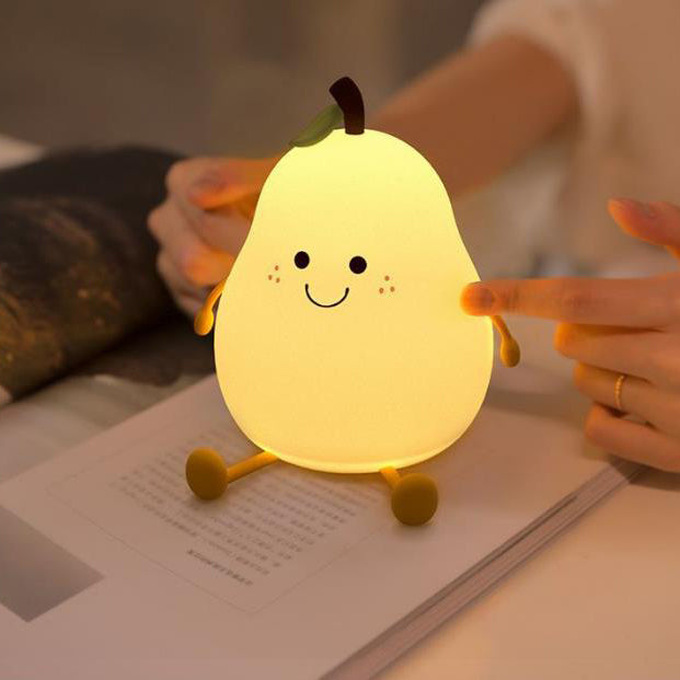 Fruit Pear Silicone Night Table Lamp