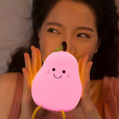 Fruit Pear Silicone Night Table Lamp