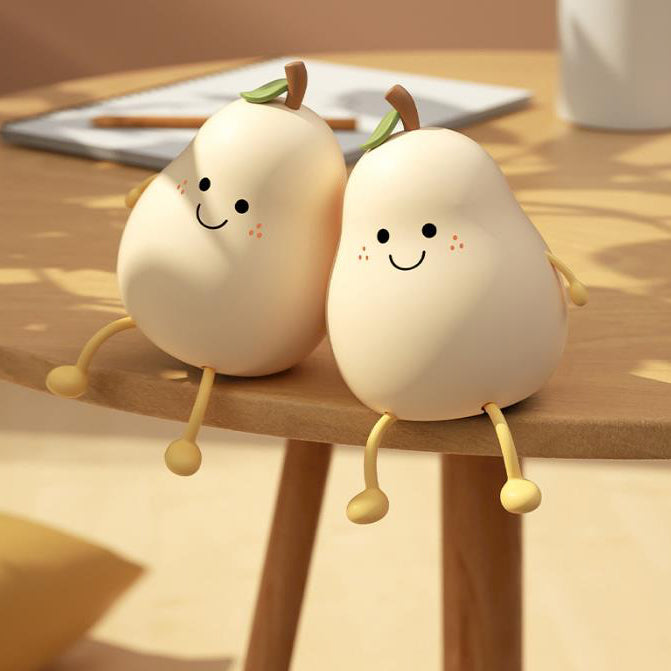 Fruit Pear Silicone Night Table Lamp