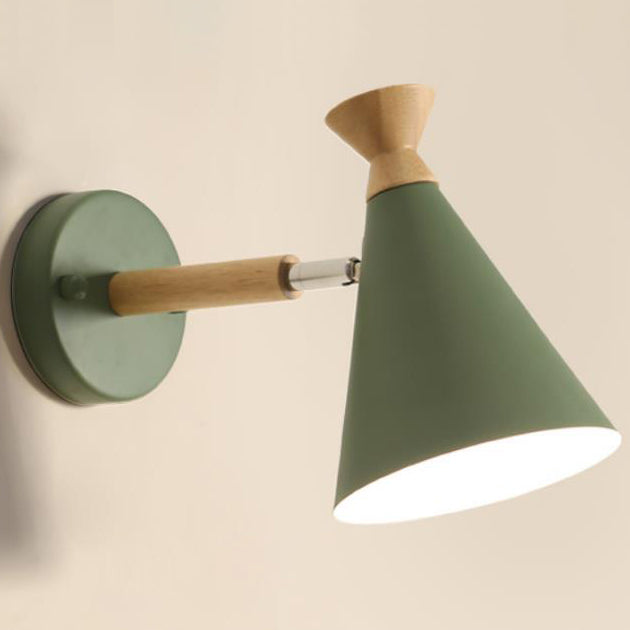 Bell Wood Wall Lamp