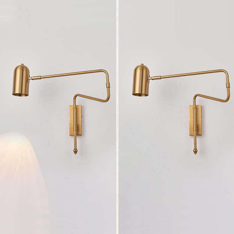 Iron Cylinder Long Pole Wall Lamp