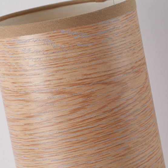 Wood Grain Fabric Table Lamp