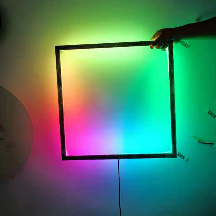 RGB Square Shape Aluminum Wall Lamp