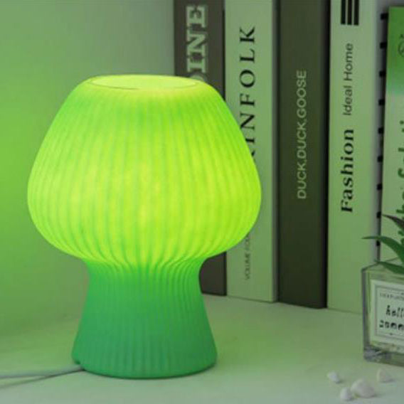 Glass Tulip Design Night Table Lamp