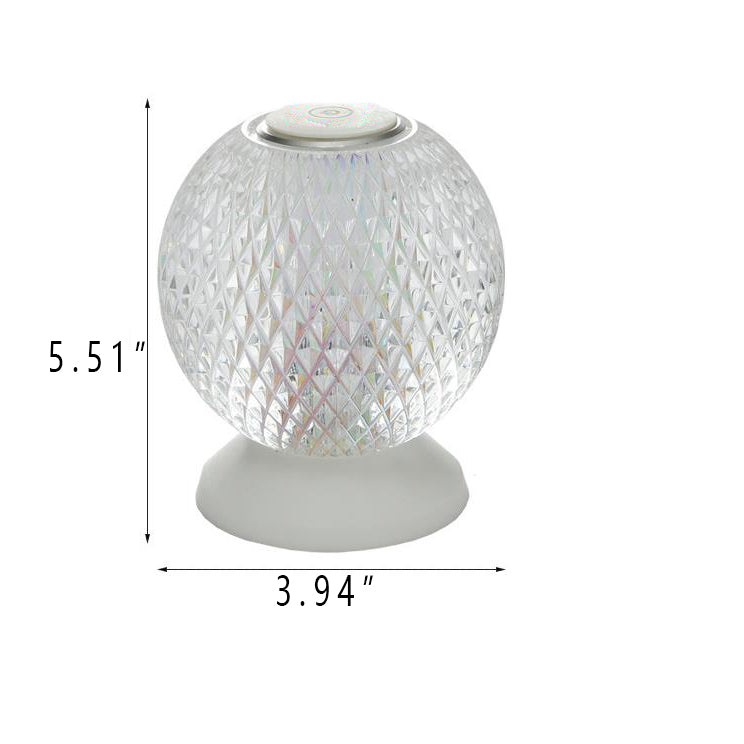 Acrylic Moon Design Night Table Lamp