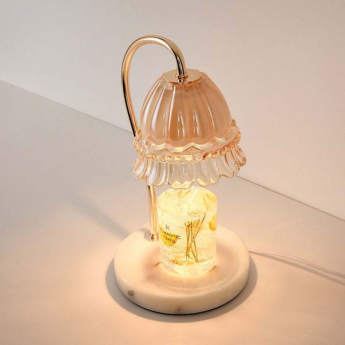 Lily Valley Flower Design Table Lamp