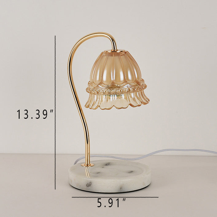 Lily Valley Flower Design Table Lamp