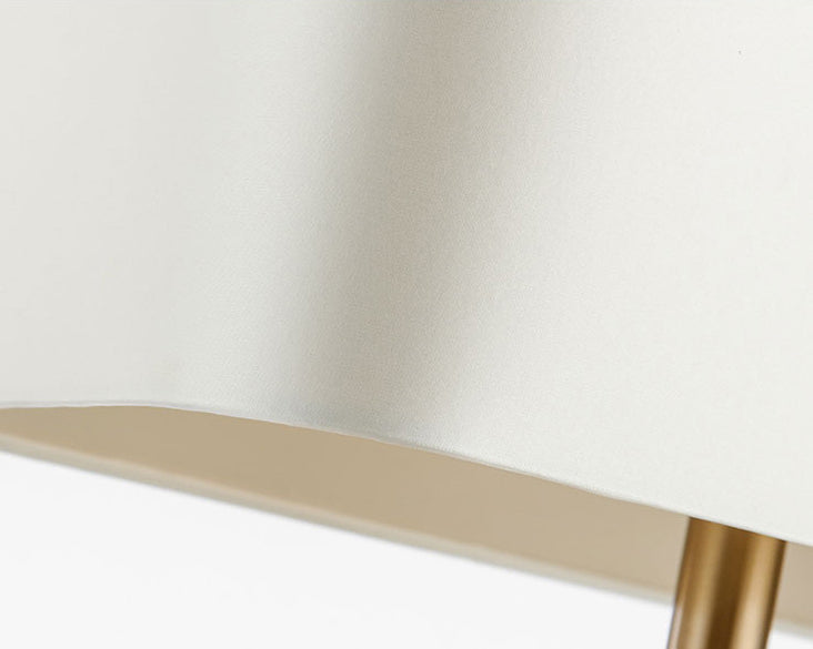 Glass Corrugated Table Lamp