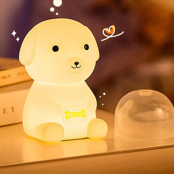 Silicone Puppy Night Table Lamp