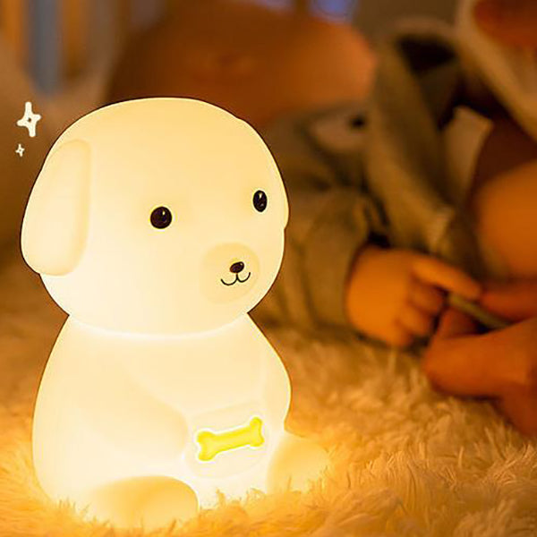 Silicone Puppy Night Table Lamp