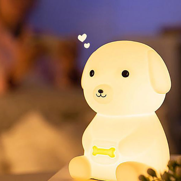 Silicone Puppy Night Table Lamp