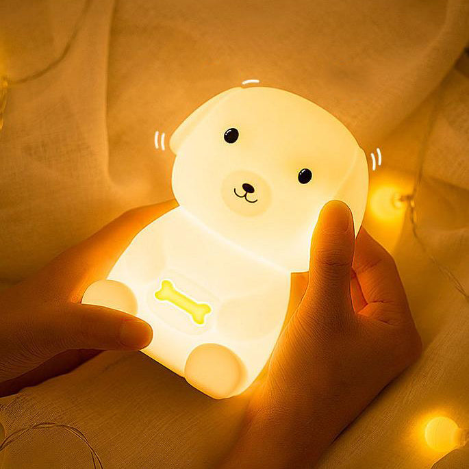 Silicone Puppy Night Table Lamp