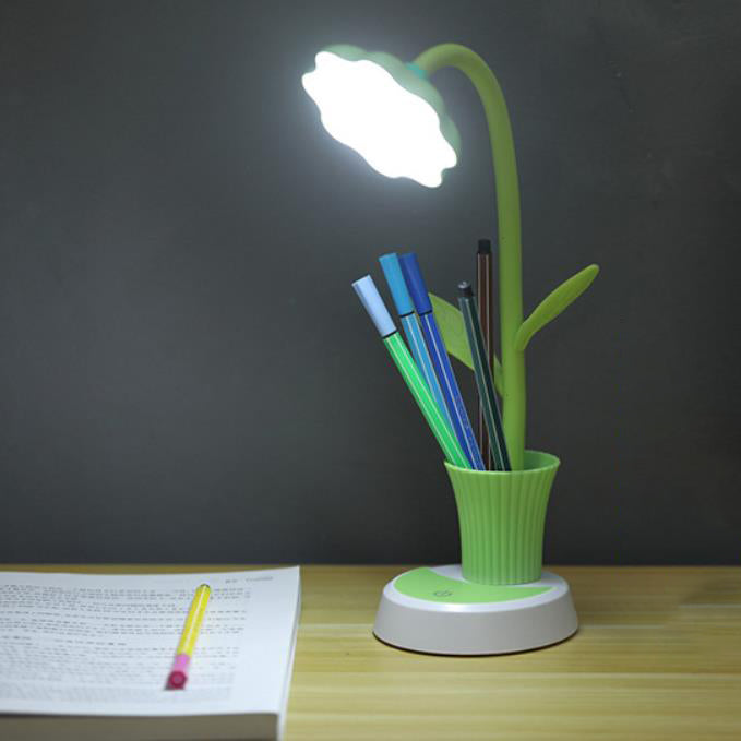 Sun Flower Pen Holder Table Lamp
