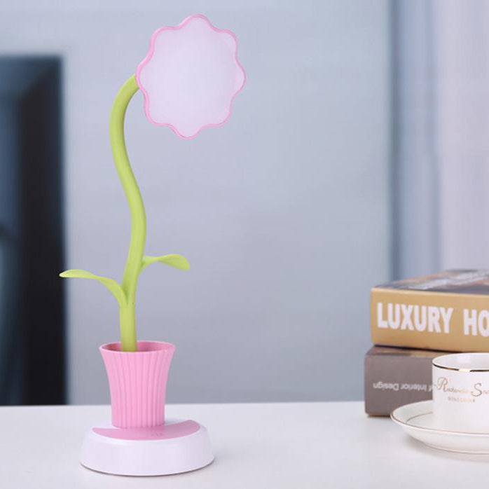 Sun Flower Pen Holder Table Lamp