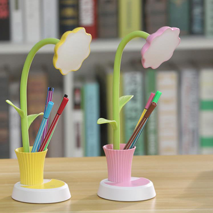 Sun Flower Pen Holder Table Lamp