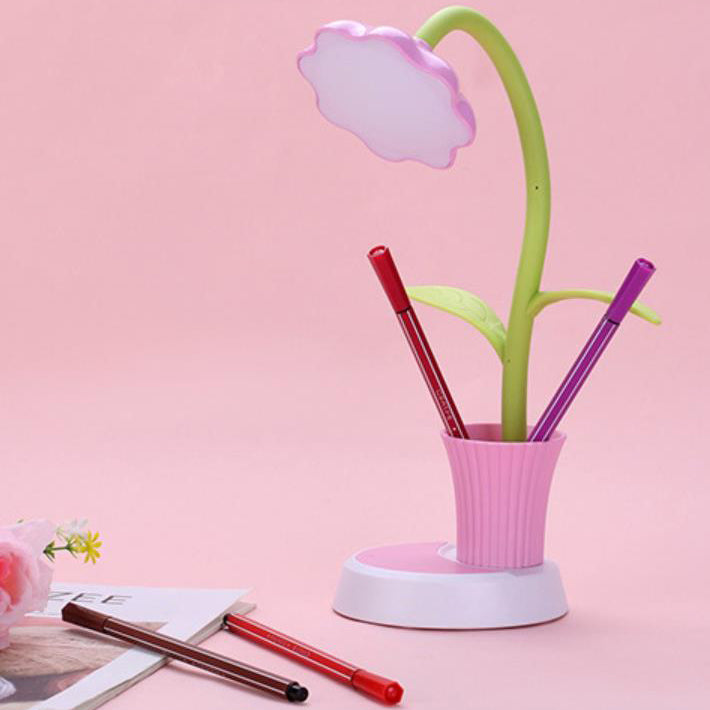 Sun Flower Pen Holder Table Lamp