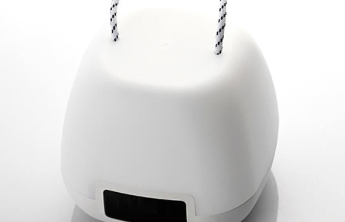 Portable Clock Night Table Lamp
