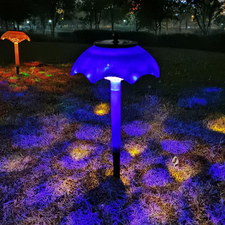 Solar Umbrella Design Lawn Outdoor Light