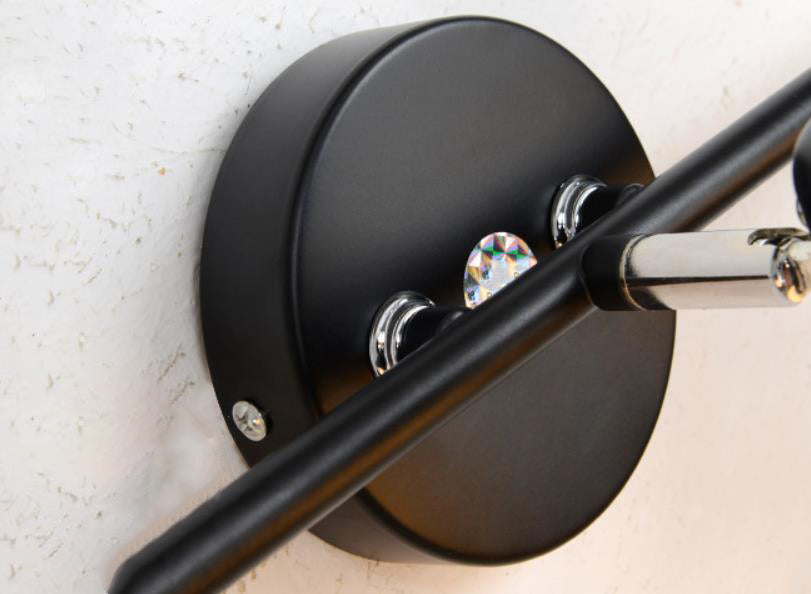 White Glass Dome Vanity 2-Light Wall Lamp