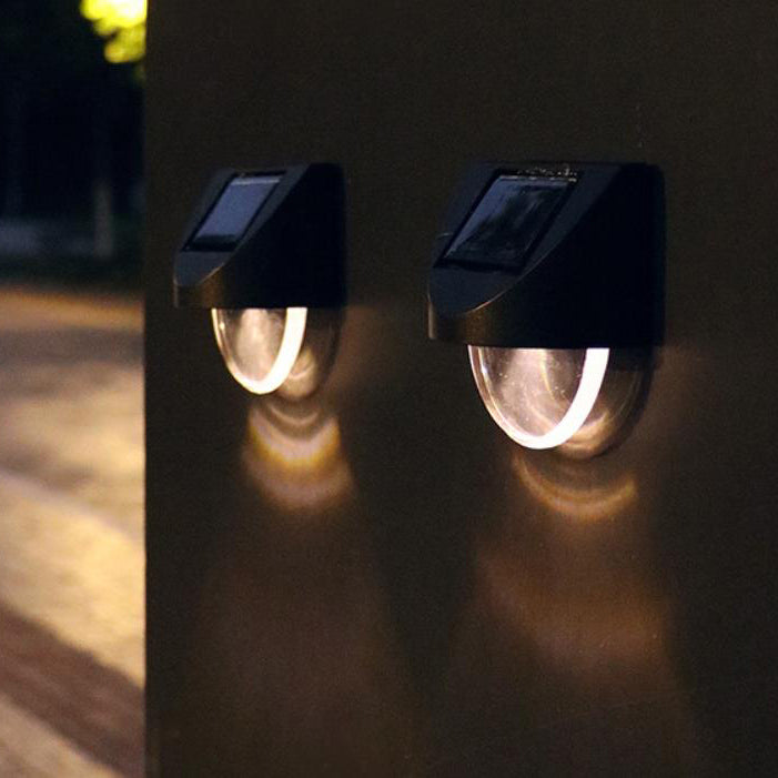 Square Half Round Acrylic Outdoor Light