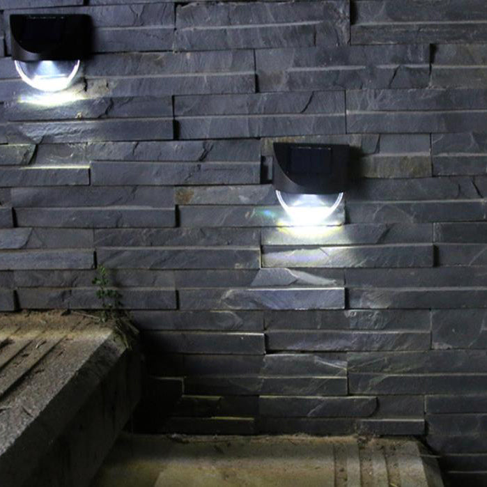 Square Half Round Acrylic Outdoor Light