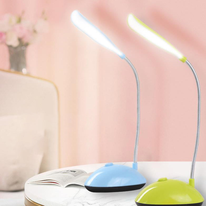 Mini Macaron Plastic Folding Table Lamp