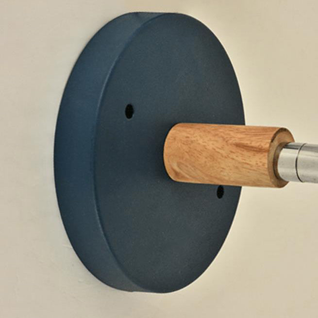 Macaron Dome Cone Wood Wall Lamp
