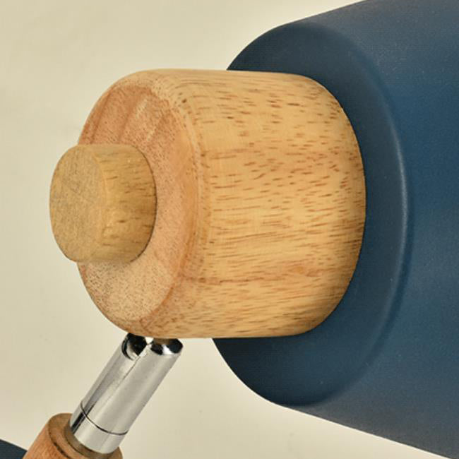 Macaron Dome Cone Wood Wall Lamp
