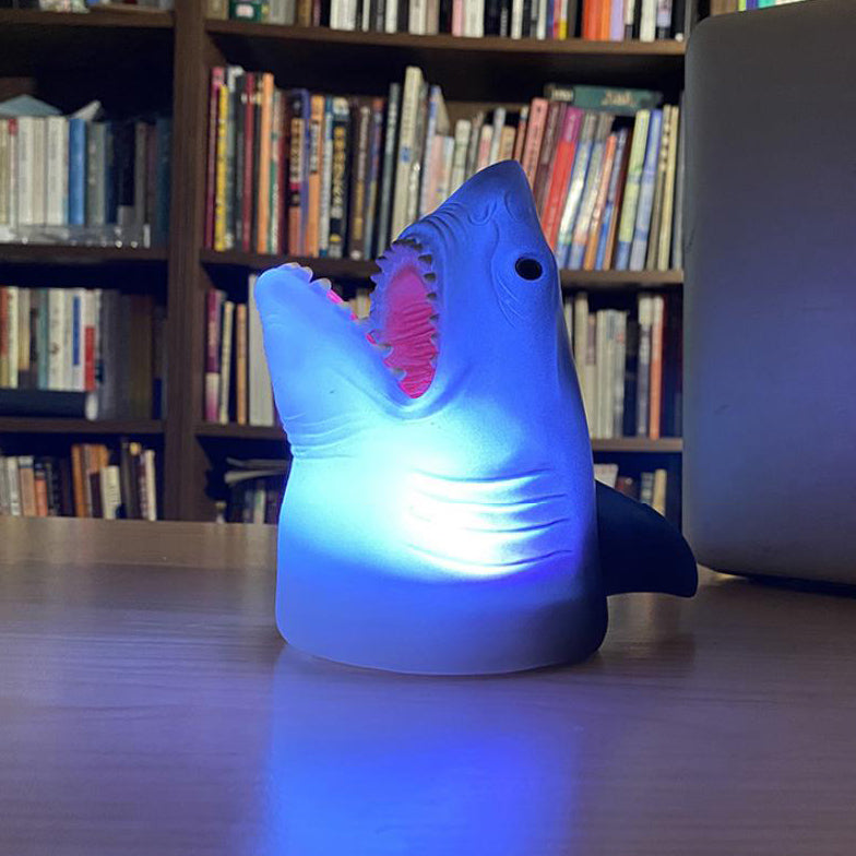 Shark Silicone Pat Night Table Lamp