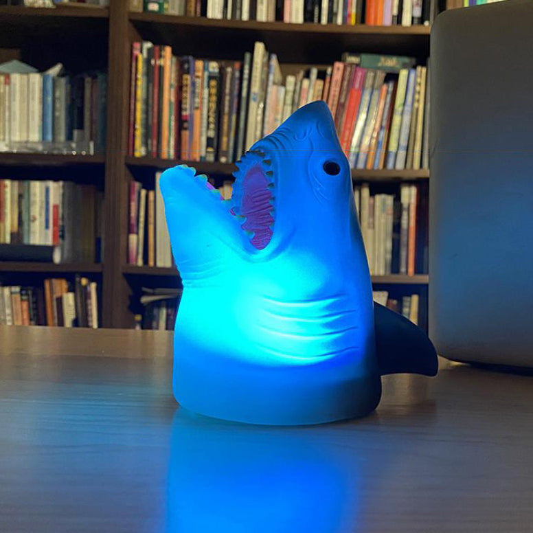 Shark Silicone Pat Night Table Lamp