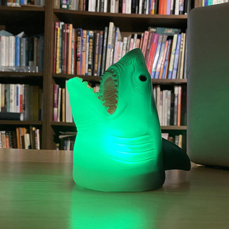 Shark Silicone Pat Night Table Lamp