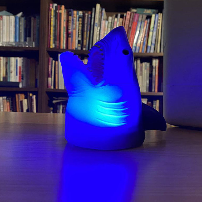 Shark Silicone Pat Night Table Lamp