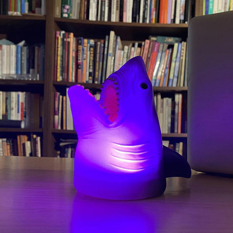 Shark Silicone Pat Night Table Lamp