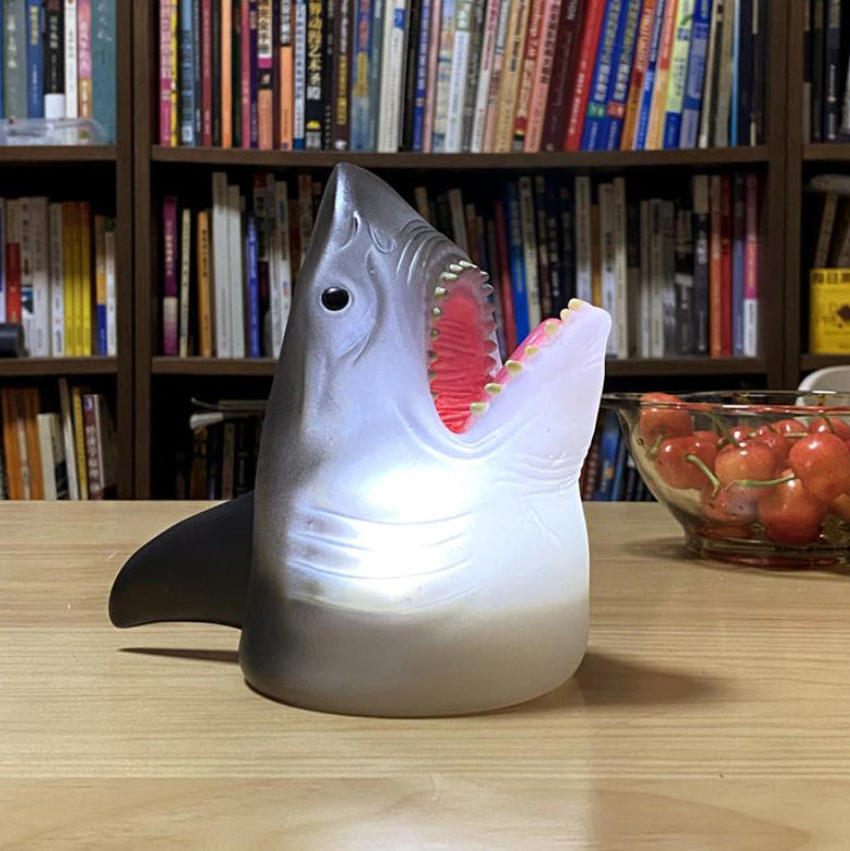 Shark Silicone Pat Night Table Lamp