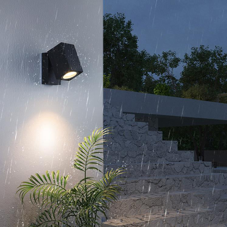Square Angle Garden Outdoor Light