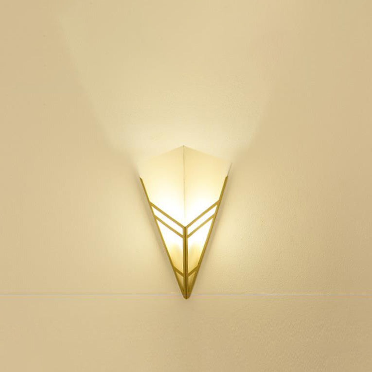 Iron Triangles Geometry Wall Lamp