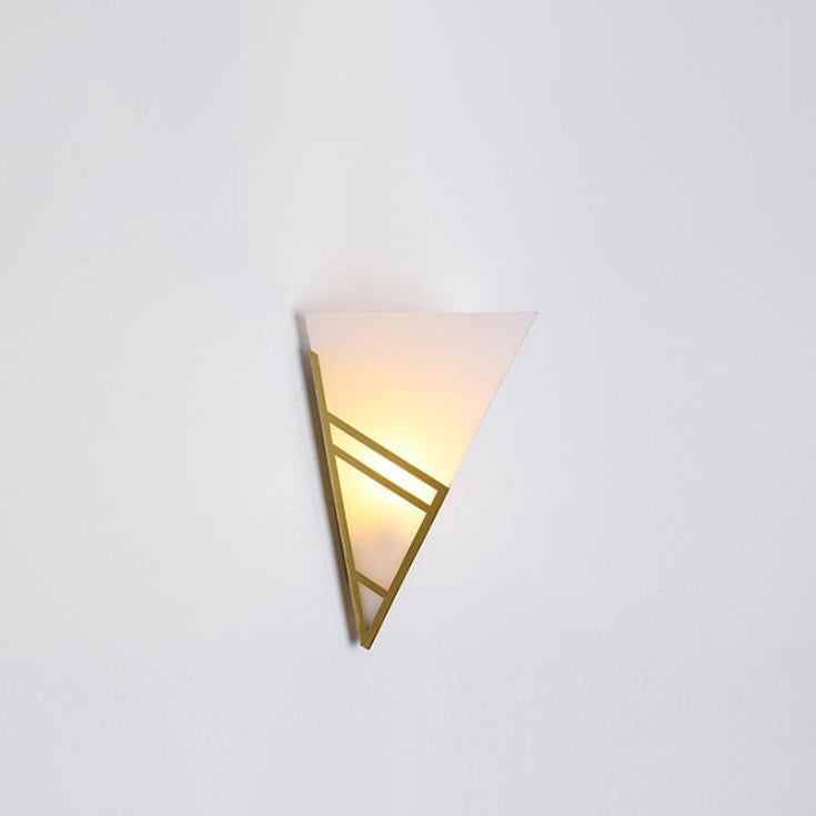 Iron Triangles Geometry Wall Lamp