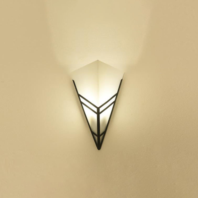 Iron Triangles Geometry Wall Lamp