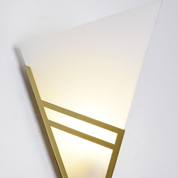 Iron Triangles Geometry Wall Lamp