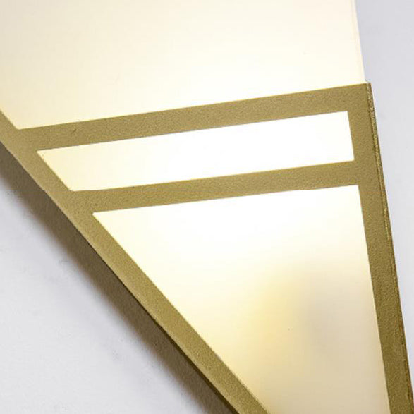 Iron Triangles Geometry Wall Lamp