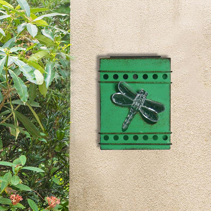Square Box Aged Iron Outdoor Light