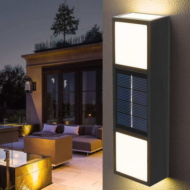 Rectangular Patio Fence Outdoor Light
