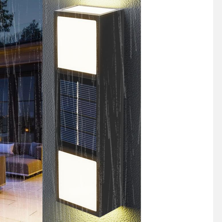 Rectangular Patio Fence Outdoor Light