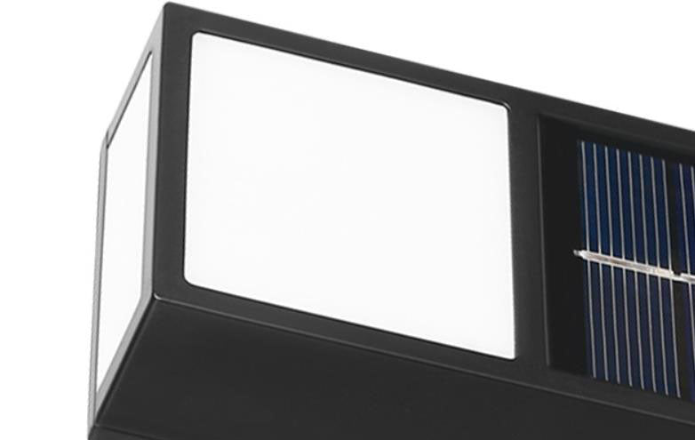 Rectangular Patio Fence Outdoor Light