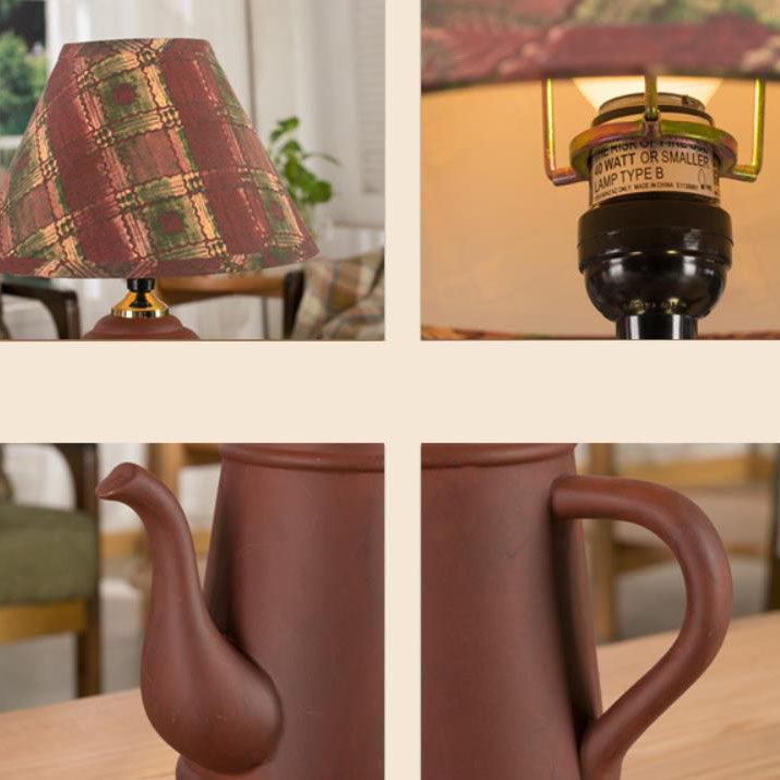 Teapot Decorative Ceramic Table Lamp