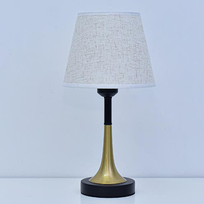Metal Fabric Remote Control Table Lamp