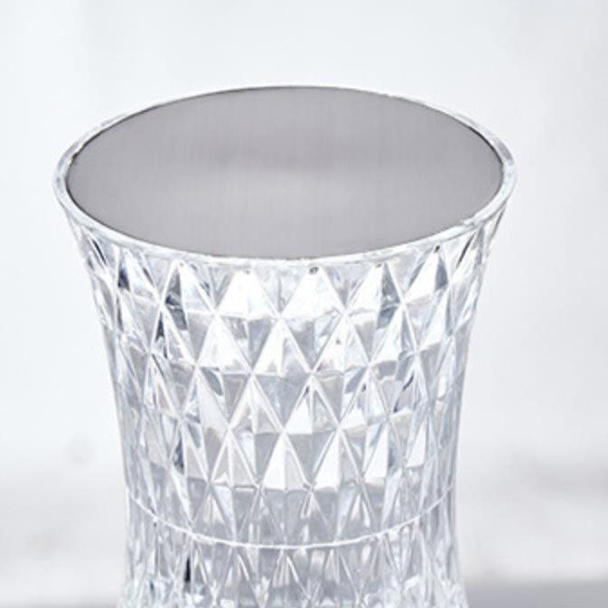Vase Acrylic Rechargeable Touch Table Lamp