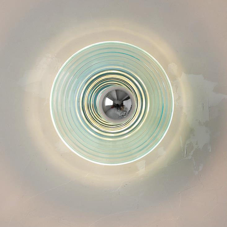Water Ripple Transparent Glass Wall Lamp